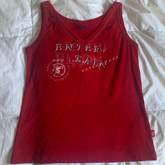 Cecil Vintage Graphic Tank Top - Picture 1 of 4